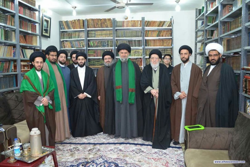  معهد الامام الحسين للدراسات التخصصية القرآنية  يزور سماحة اية الله السيد مرتضى القزويني