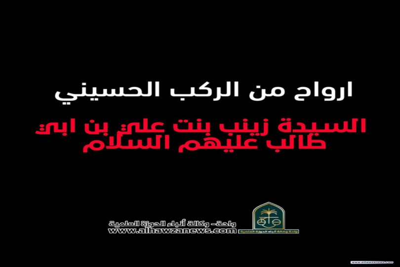 ارواح من الركب الحسيني  السيدة زينب بنت علي عليها السلام