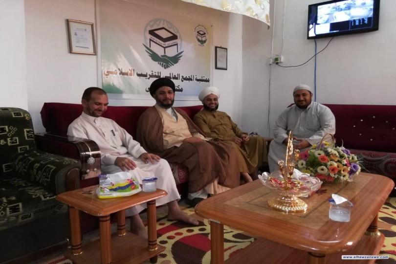 مدير مكتب المرجع الديني الشيخ اليعقوبي يزور ممثلية المجمع العالمي للتقريب الاسلامي في ديالى 