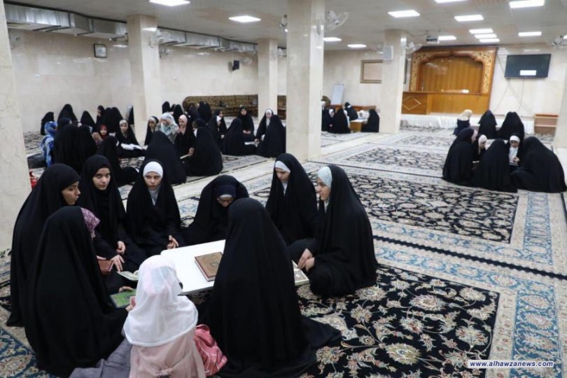 معهد الكوثر القرآني النسوي في العتبة العلوية يواصل دوراته القرآنية لأحكام التلاوة وحفظ القرآن الكريم