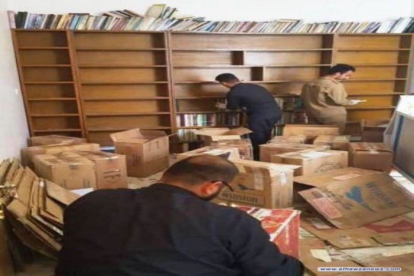 مكتبة الروضة الحيدرية تتسلم المكتبة الشخصية للشاعر والأديب المرحوم السيد محمد حسين غيبي