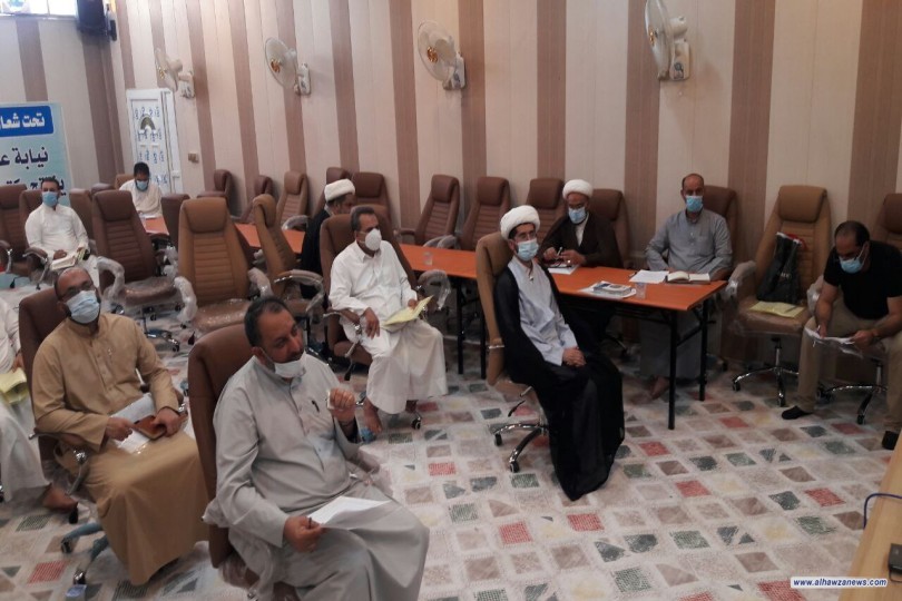 جامعة باقر العلوم الدينية في بغداد الرصافة تعقد اجتماعا تناقش فيه الوضع الدراسي الجديد 