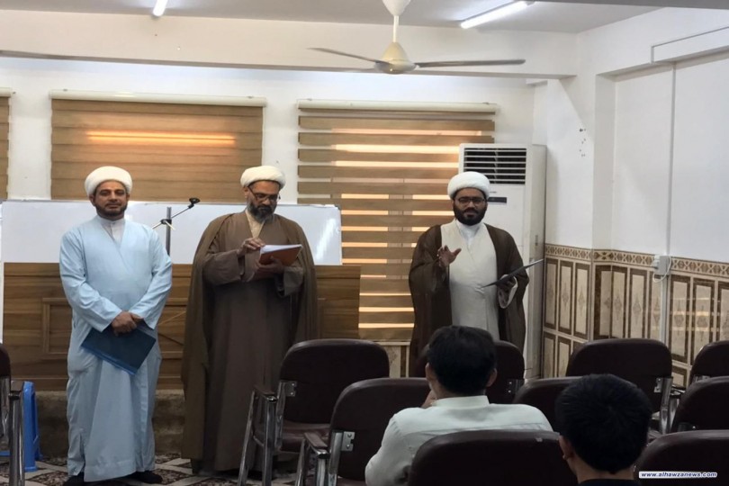 مركز الامام الصادق (عليه السلام) يقيم امتحانا في مسابقة الكتاب الحسينية 