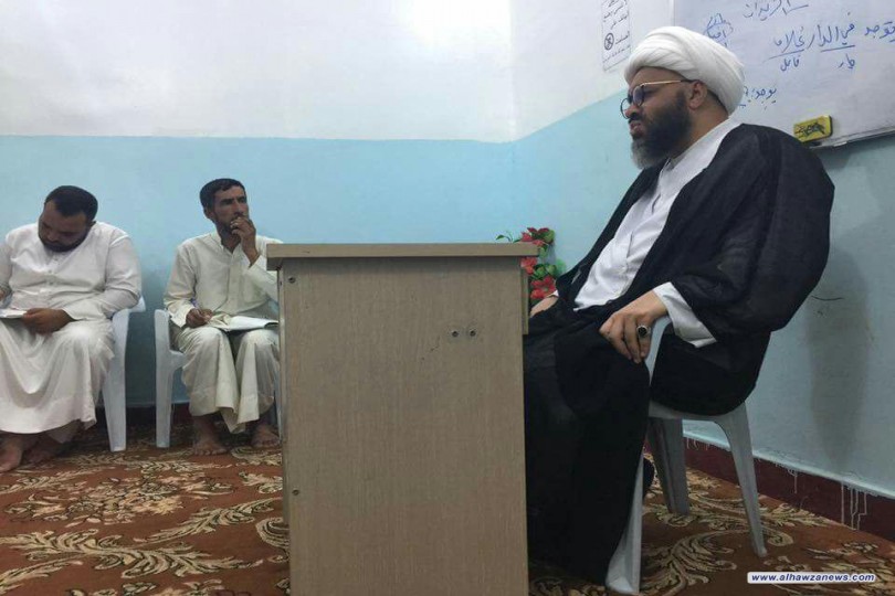 استضافت مدرسة الامام الصادق (ع) للعلوم الدينية سماحة الشيخ محمد مهدي ال عصفور
