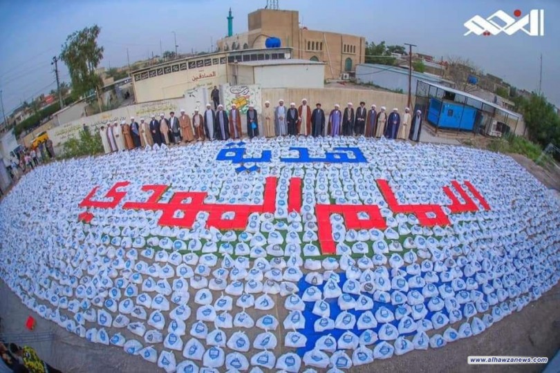 مكتب المرجع اليعقوبي بغداد يجهز ثلاثة آلاف سلة غذائية لشهر رمضان المبارك
